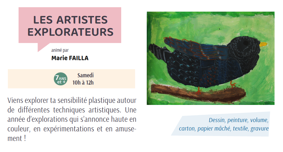 Les artistes explorateurs