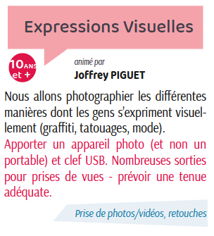 Expressions visuelles