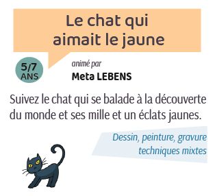 Le chat qui aimait le jaune