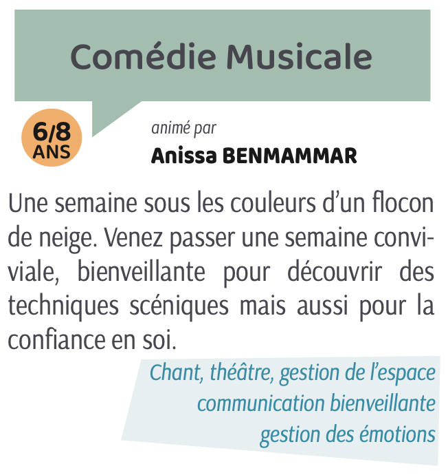 Comédie Musicale